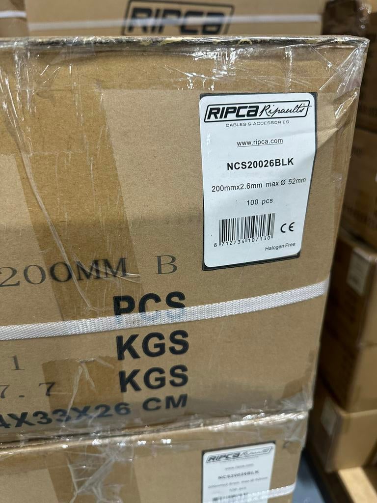Nieuwe dozen tyraps diversen maten, Ophalen of Verzenden, Nieuw, 250 mm of meer