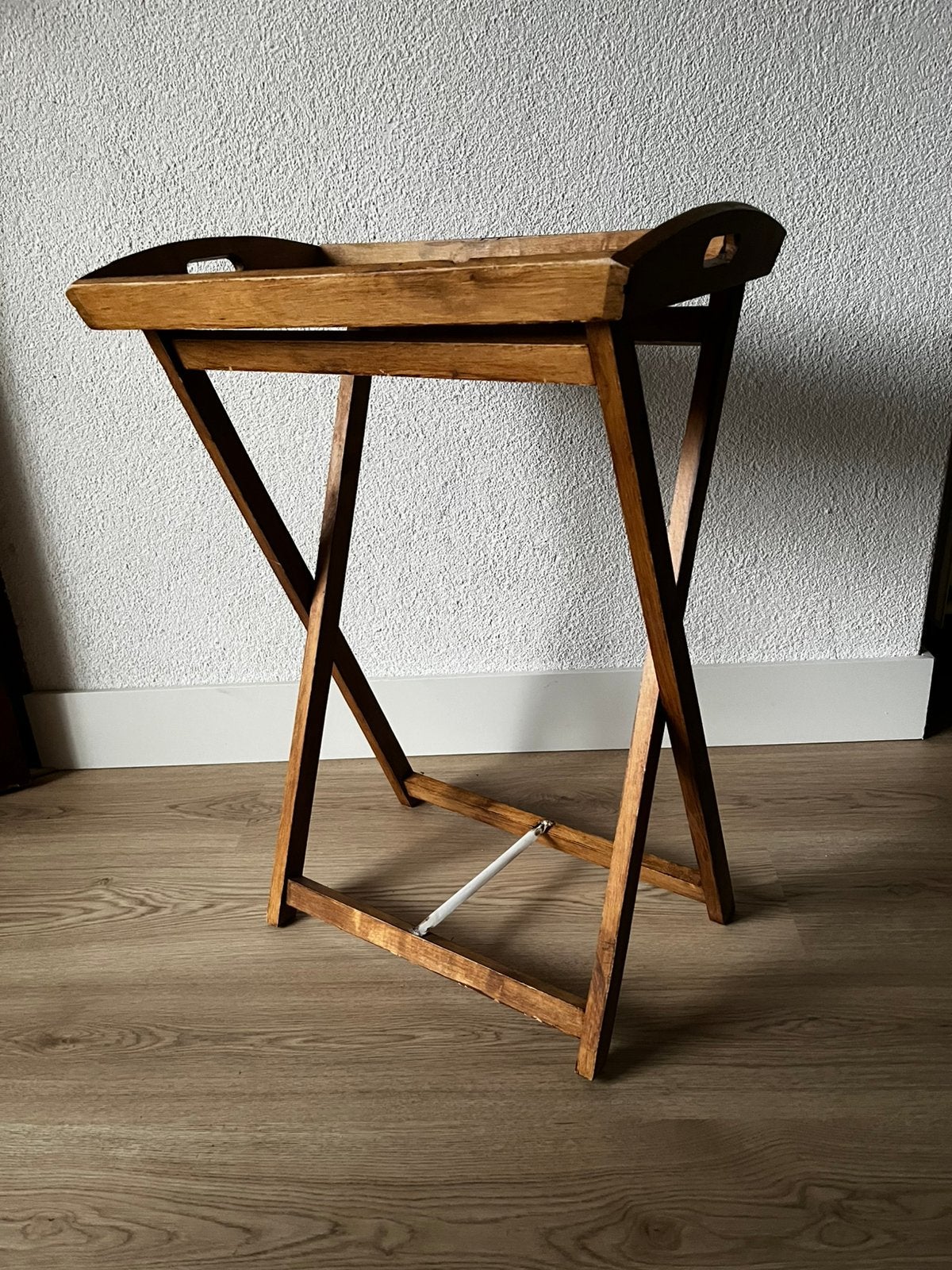 Klaptafeltje, Ophalen, 50 tot 100 cm, Zo goed als nieuw, Overige houtsoorten