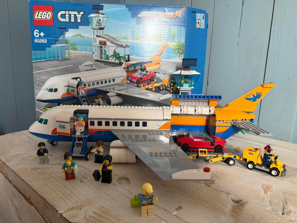 Lego City passagiersvliegtuig - 60262, Compleet, Lego, Ophalen of Verzenden, Complete set
