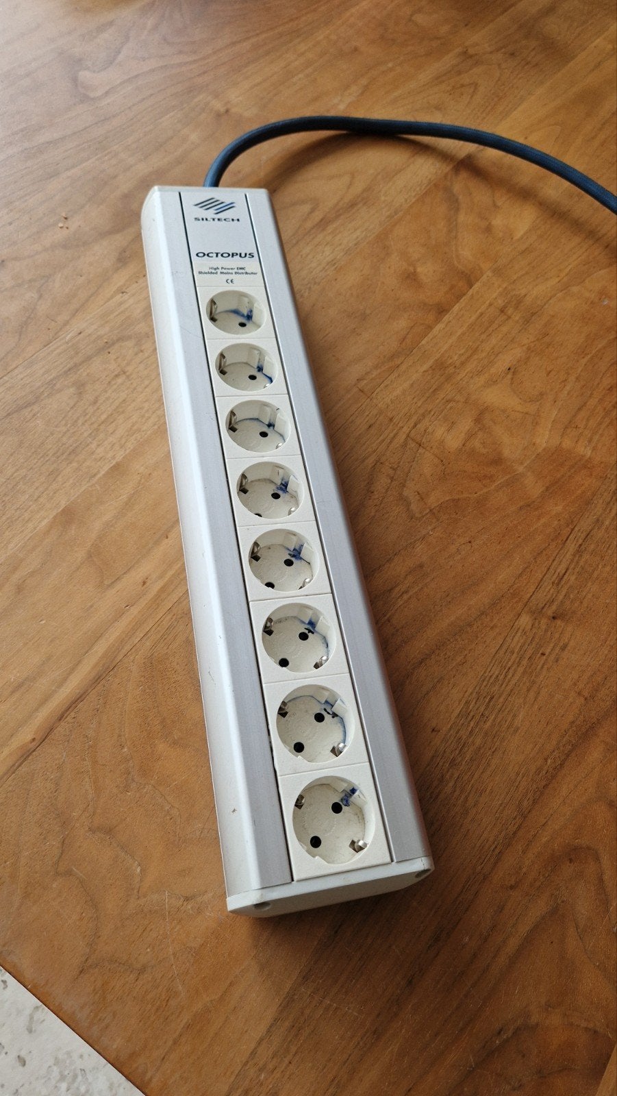 Siltech Octopus 8 + SPO-18   70cm stroomkabel–High-End Power, Ophalen of Verzenden, Gebruikt, Minder dan 2 meter, Overige kabels