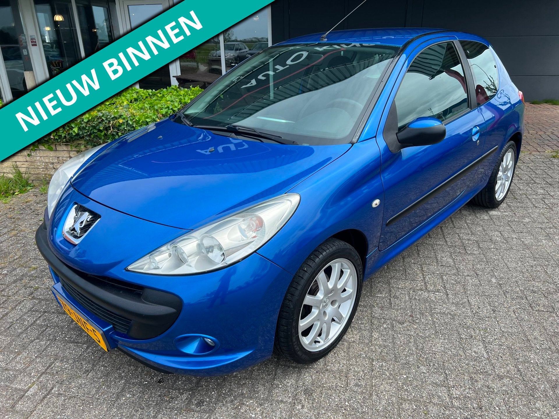 Peugeot 206 + 1.4 XS AIRCO I CV I ELEK PACK I LM I APK+NAP, 206+, Stof, 4 cilinders, Blauw
