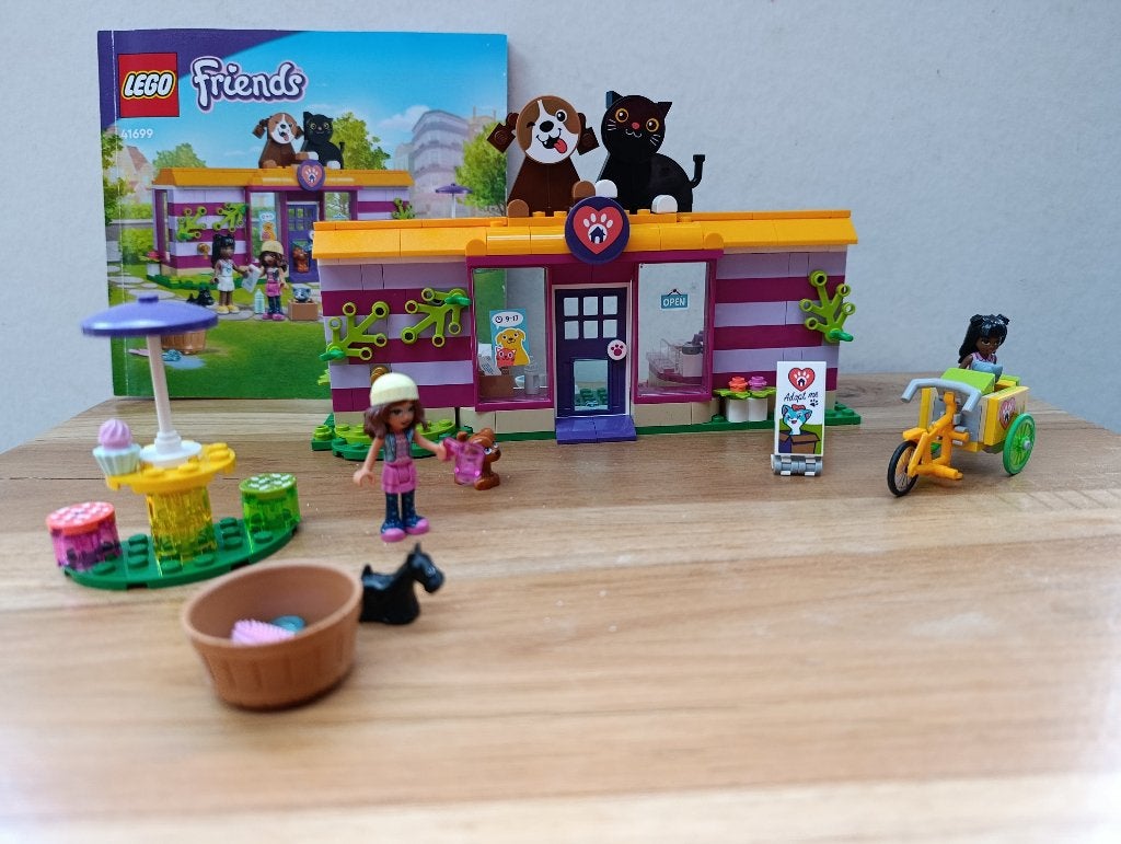 Lego Friends 41699 Huisdierenadoptie Café., Gebruikt, Lego, Friends, Ophalen of Verzenden