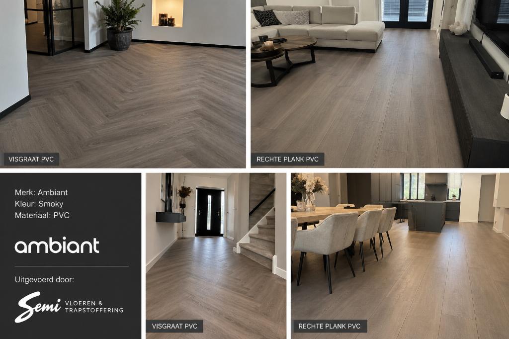 Click PVC leggen, Ophalen, Semi, 75 m² of meer, Overige typen