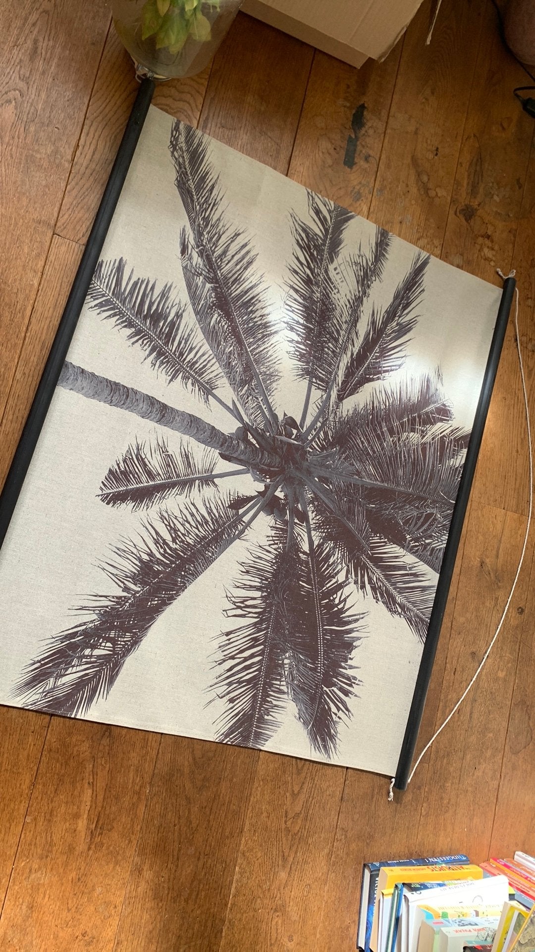 Wanddecoratie met palmboom, Ophalen, Zo goed als nieuw