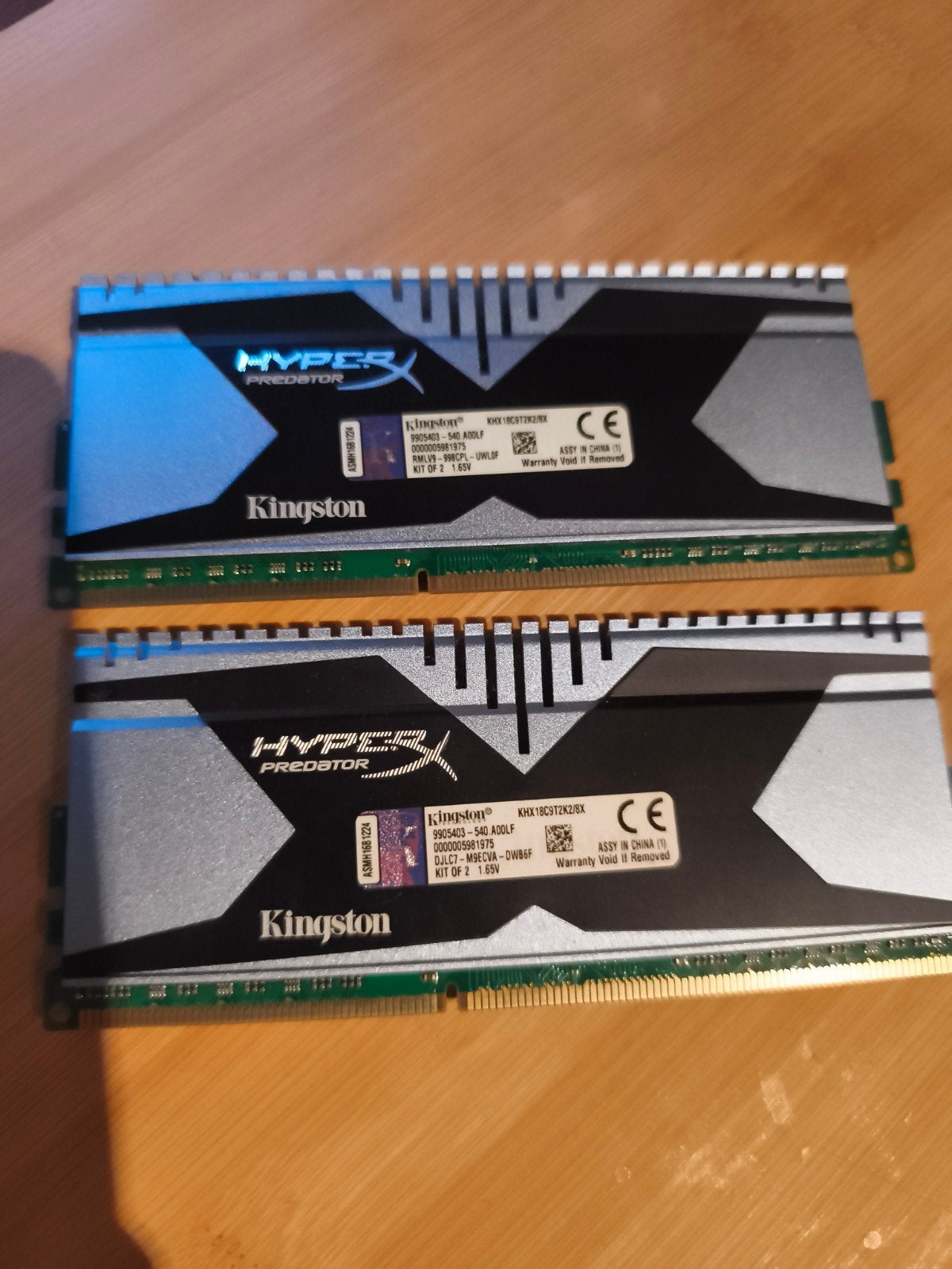 Kingston HyperX Predator DDR3 RAM 8GB (2x4GB), Computers en Software, RAM geheugen, 8 GB, DDR3, Ophalen of Verzenden, Zo goed als nieuw