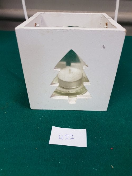 422 ] waxine houder van hout, Ophalen of Verzenden, 'T Olde Gre-j, Info@toldegrej.nl, Endepoelstraat 20f Didam