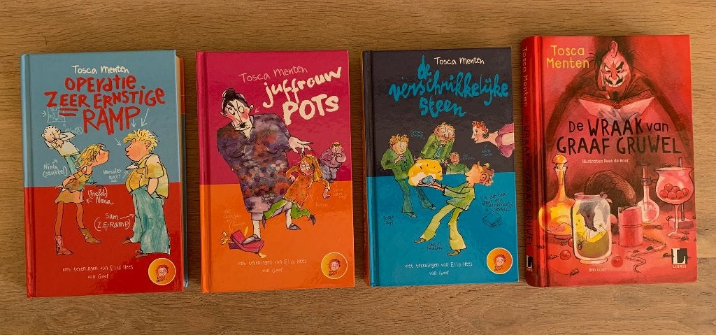 4 boeken van Tosca Menten - Kinderboeken set, Nieuw, Ophalen of Verzenden, Fictie, Tosca Menten