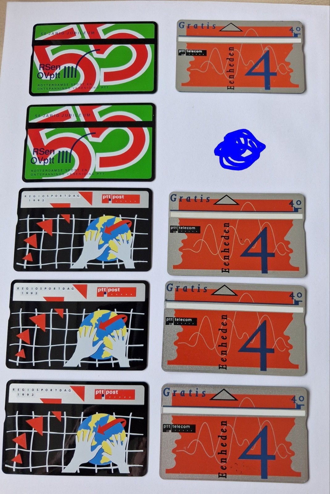 Collectie oude telefoonkaarten (PTT Telecom), Verzamelen, Telefoonkaarten, Ophalen of Verzenden