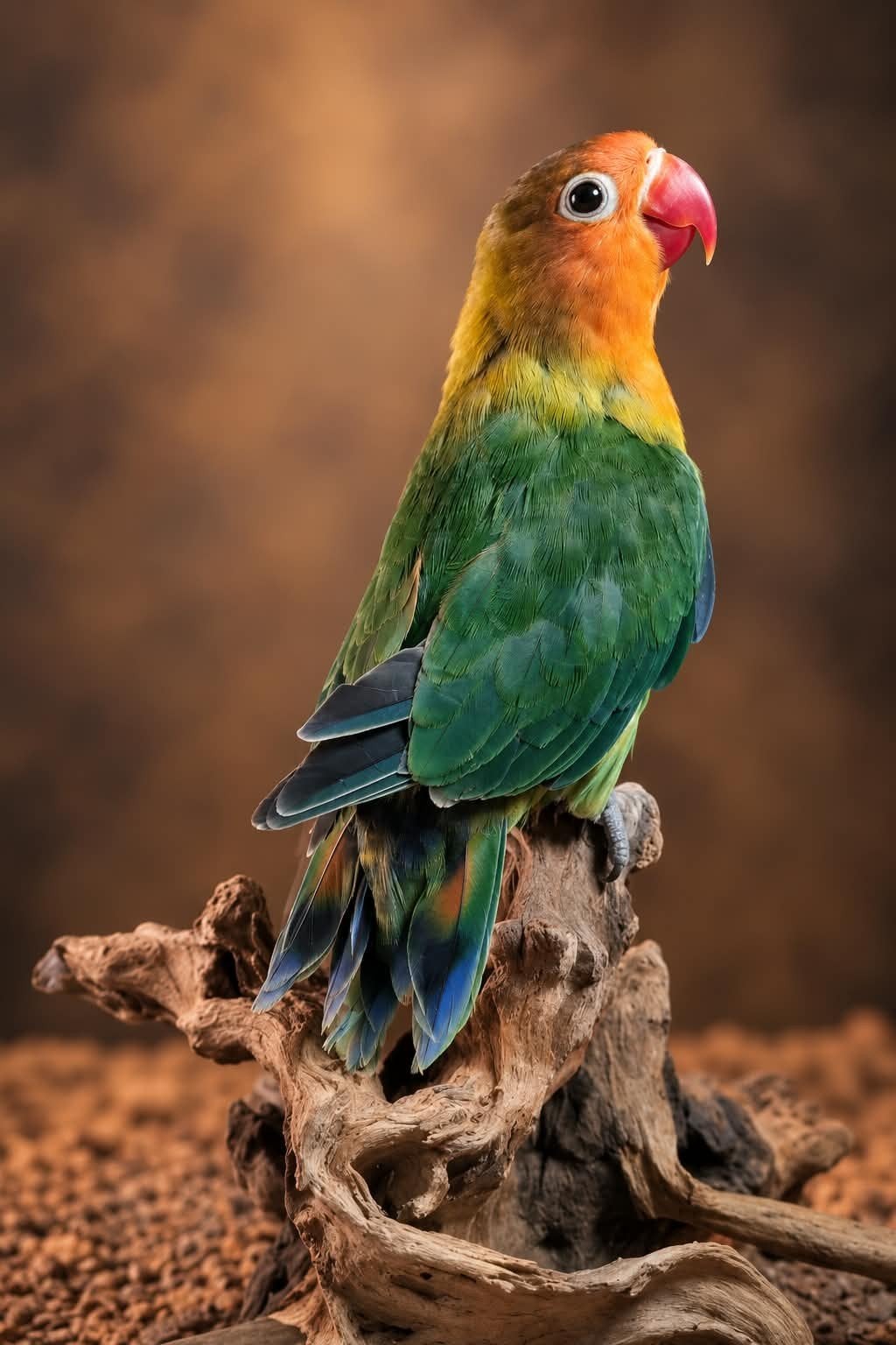 Agapornis Fischeri 2026, Meerdere dieren, Dwergpapegaai of Agapornis, Geringd
