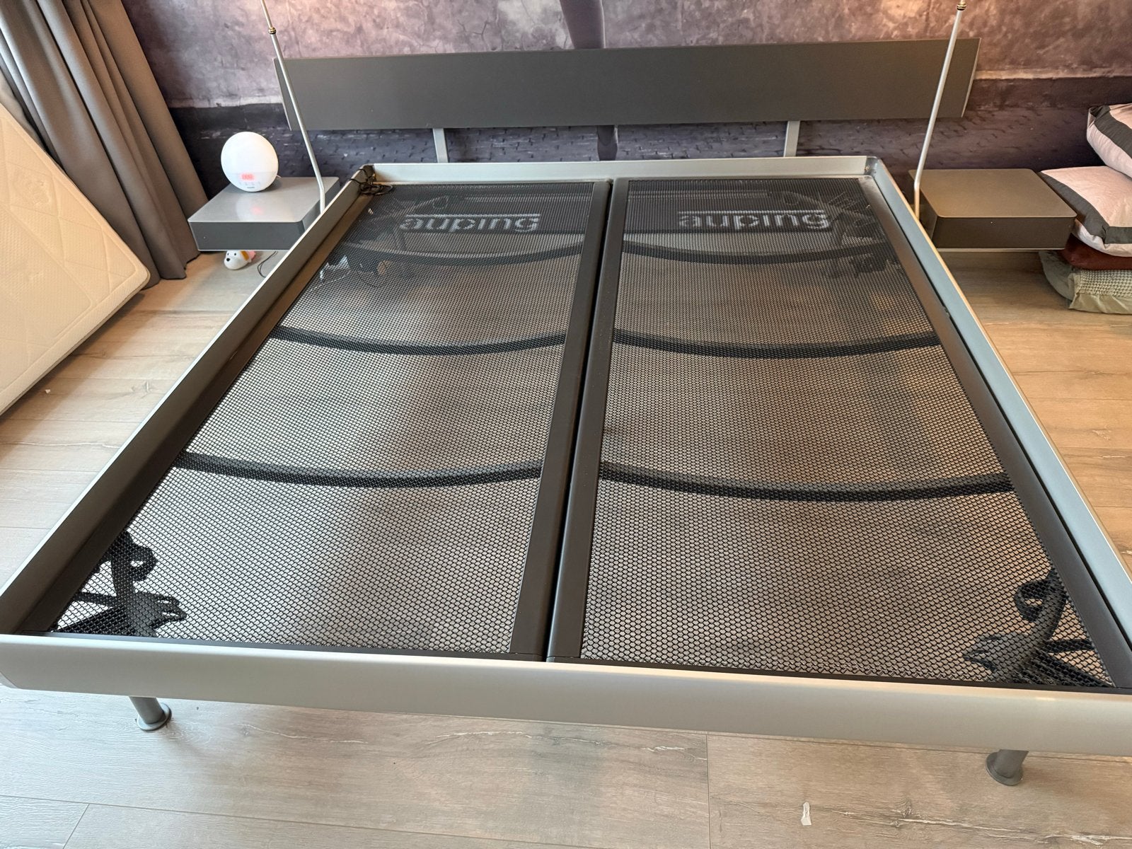 Auping Match bed 180cm x 210cm met matras en spiraalbodems, Ophalen, 210 cm, Tweepersoons, Zo goed als nieuw