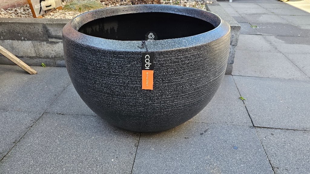 Capi Pot! Grote Zwarte Ronde Pot! NIEUW! 67 CM!, Ophalen, Kunststof, 40 cm of meer, Rond