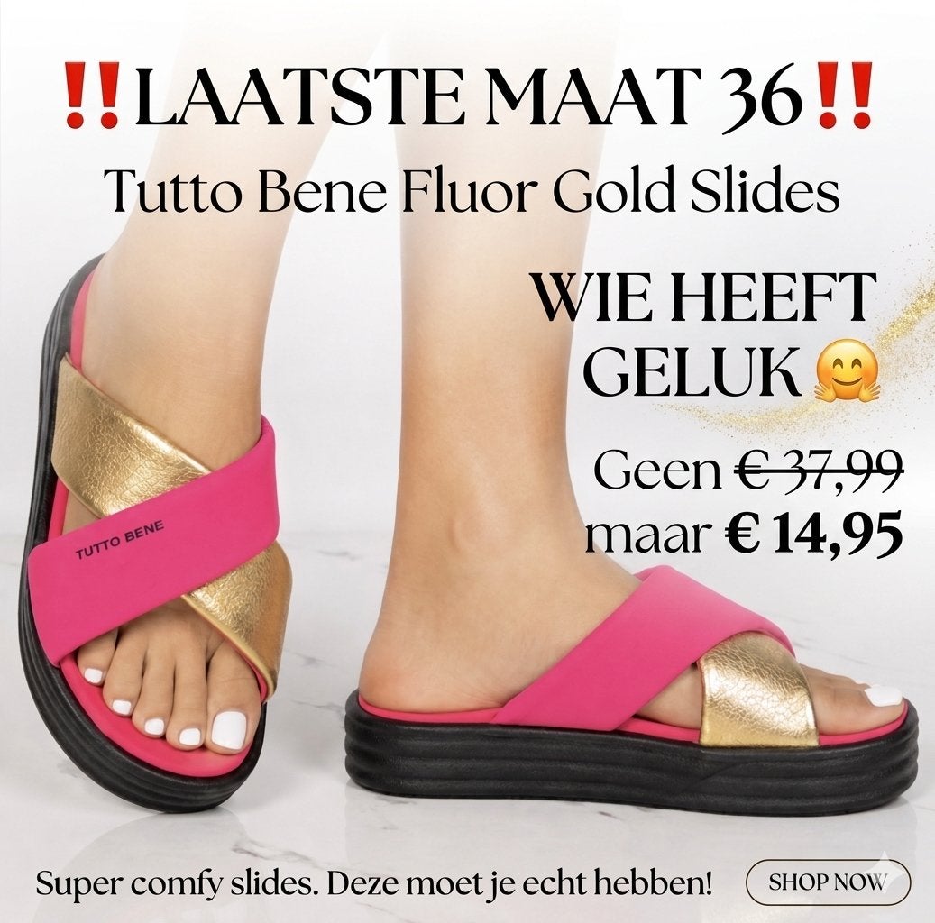 Tutto Bene slippers maat 36 ‼️ LAATSTE ‼️, Slippers, Nieuw, Ophalen of Verzenden, Roze