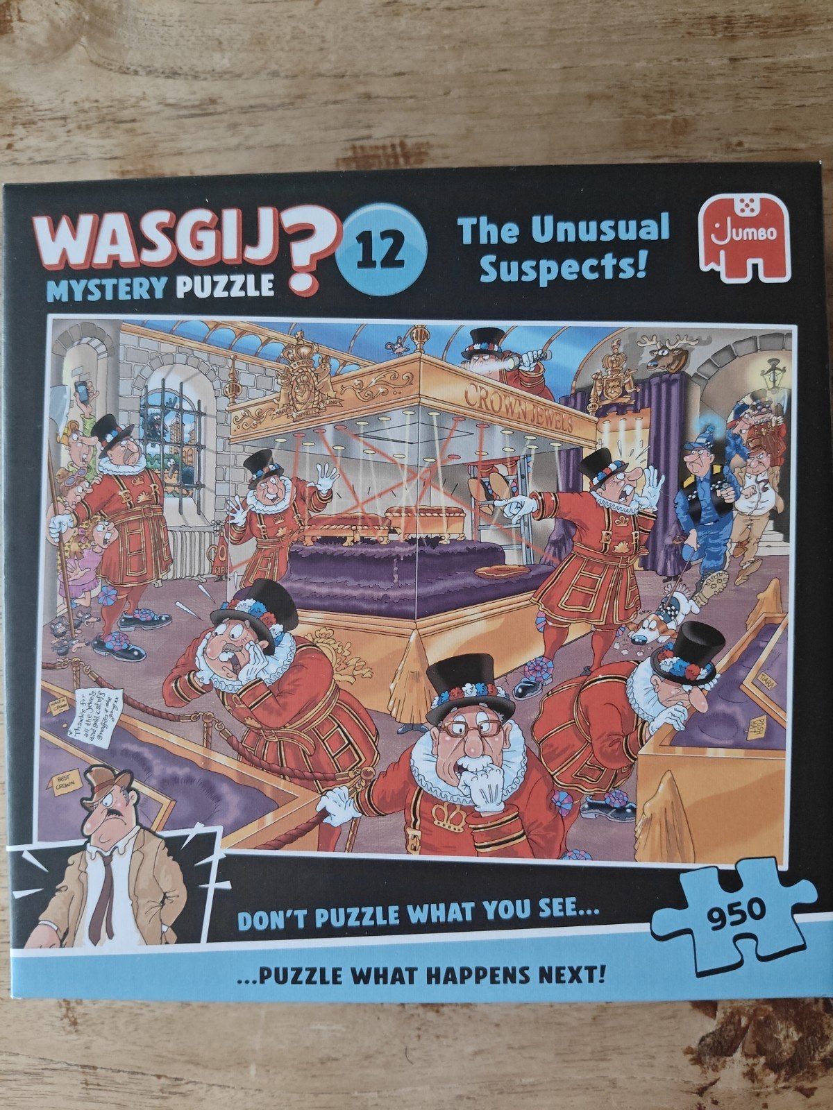Wasgij? Mystery 12: The Unusual Suspects! 950 stukjes, Ophalen, 500 t/m 1500 stukjes, Zo goed als nieuw