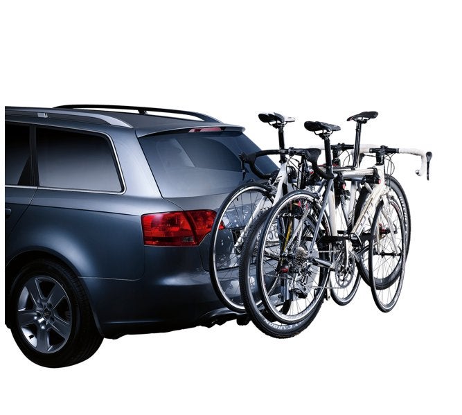 Thule HangOn 974 - Trekhaakdrager - 3 Fietsen - Max 45 kg, 3 fietsen of meer, Ophalen of Verzenden, Trekhaakdrager, Brede banden