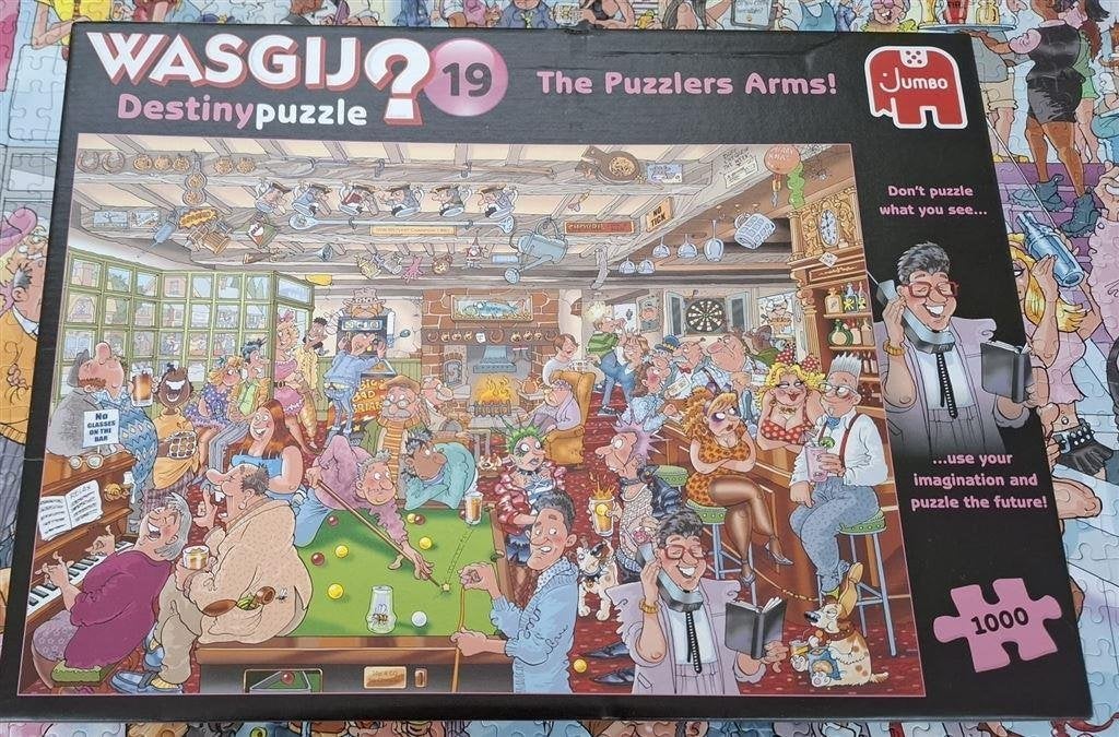 19166 Wasgij Destiny puzzel, nr 19, 1000 stukjes, Ophalen of Verzenden, 500 t/m 1500 stukjes, Zo goed als nieuw, Legpuzzel