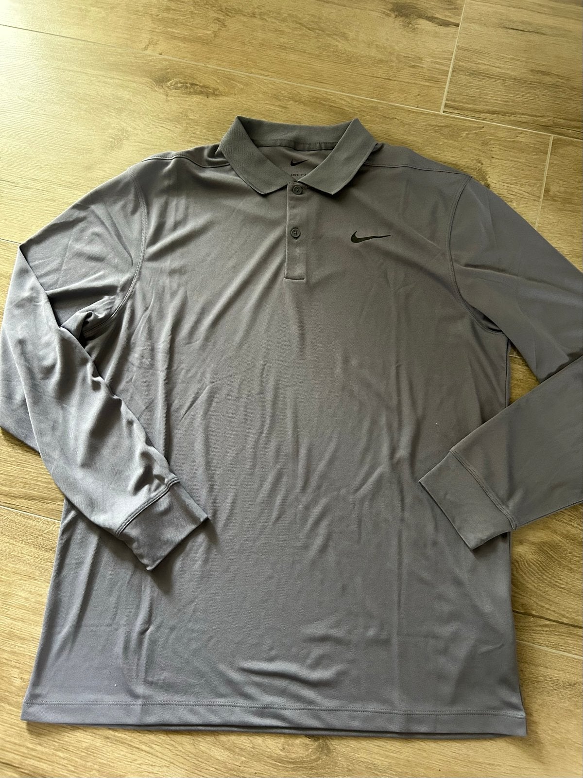 Nike Dri-FIT shirt heren  Maat M, Kleding | Heren, Maat 48/50 (M), Ophalen of Verzenden, Zo goed als nieuw, Grijs