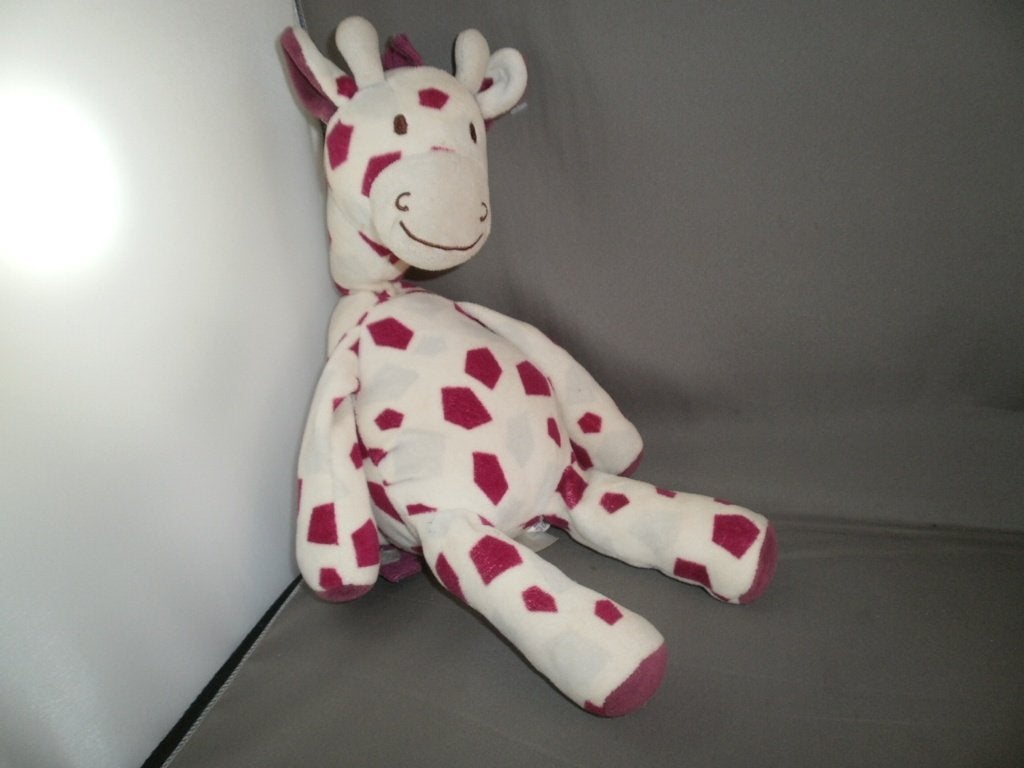 happy horse dada giraf wit/paars/grijs gevlekt 36 cm bloem, Giraf, Happy Horse, Ophalen of Verzenden, Middelgroot (20 tot 80 cm)