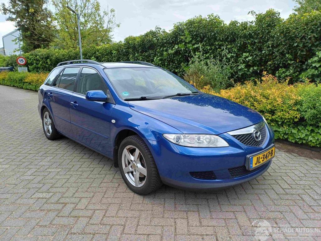 Mazda 6 2.0i Touring (bj 2003), Hitdorfer Straße 73 ,51371, Leverkusen, Deutschland, Blauw, Stationwagon, Handgeschakeld