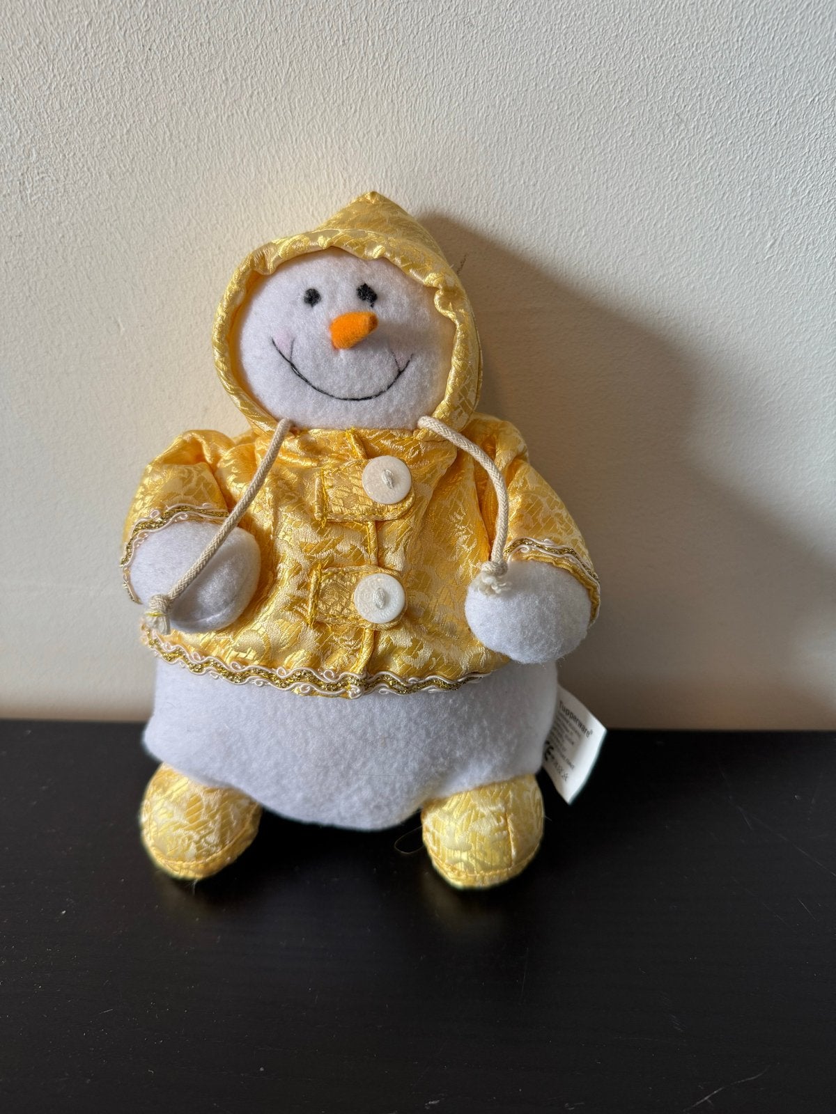 Tupperware Sneeuwpop Decoratie Geel, Ophalen of Verzenden, Nieuw, Geel, Overige typen