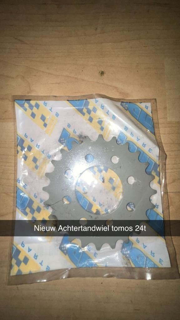 Tandwielen Tomos (nieuw en gebruikt), Ophalen, Nieuw, Blok