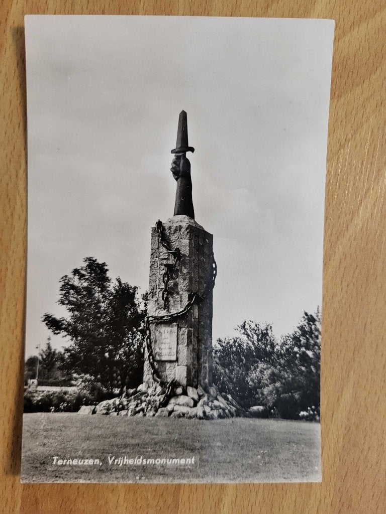 ansicht Terneuzen Vrijheidsmonument, Ophalen of Verzenden, Voor 1920, Zeeland