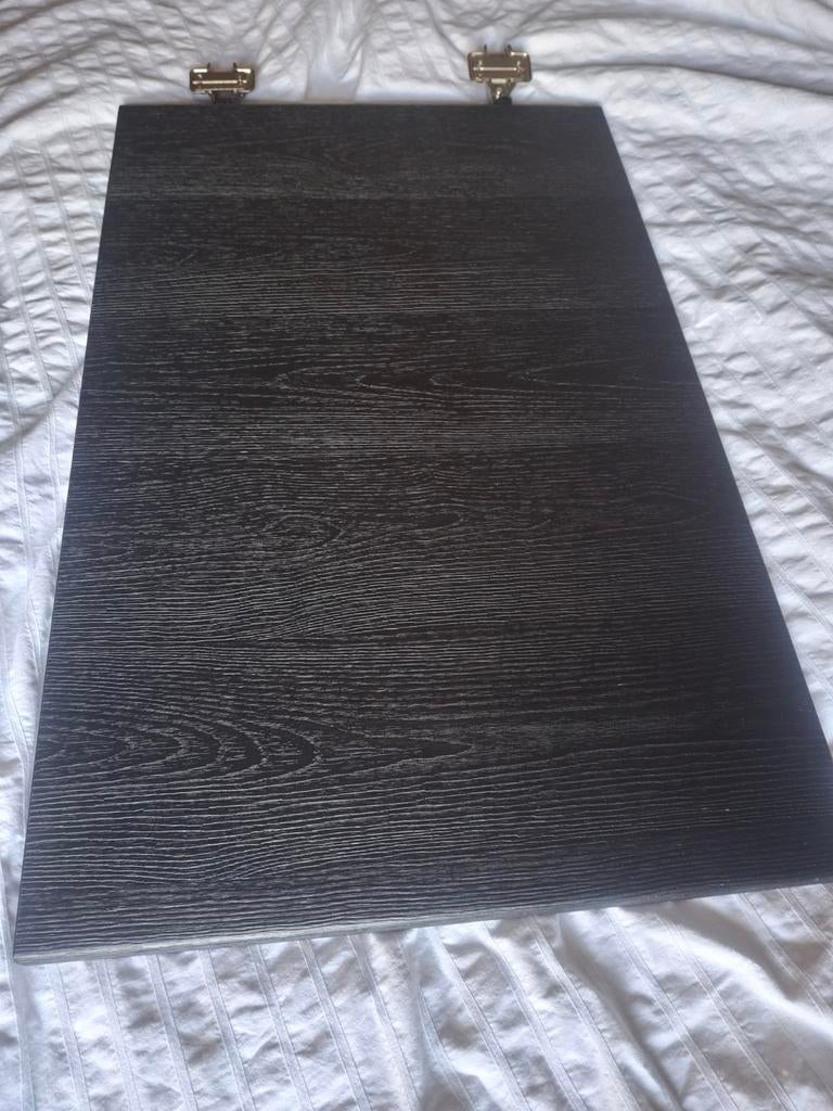 2 Ikea Timmerviken (Besta) deurtjes zwart, Ophalen of Verzenden, Zo goed als nieuw, 25 tot 50 cm