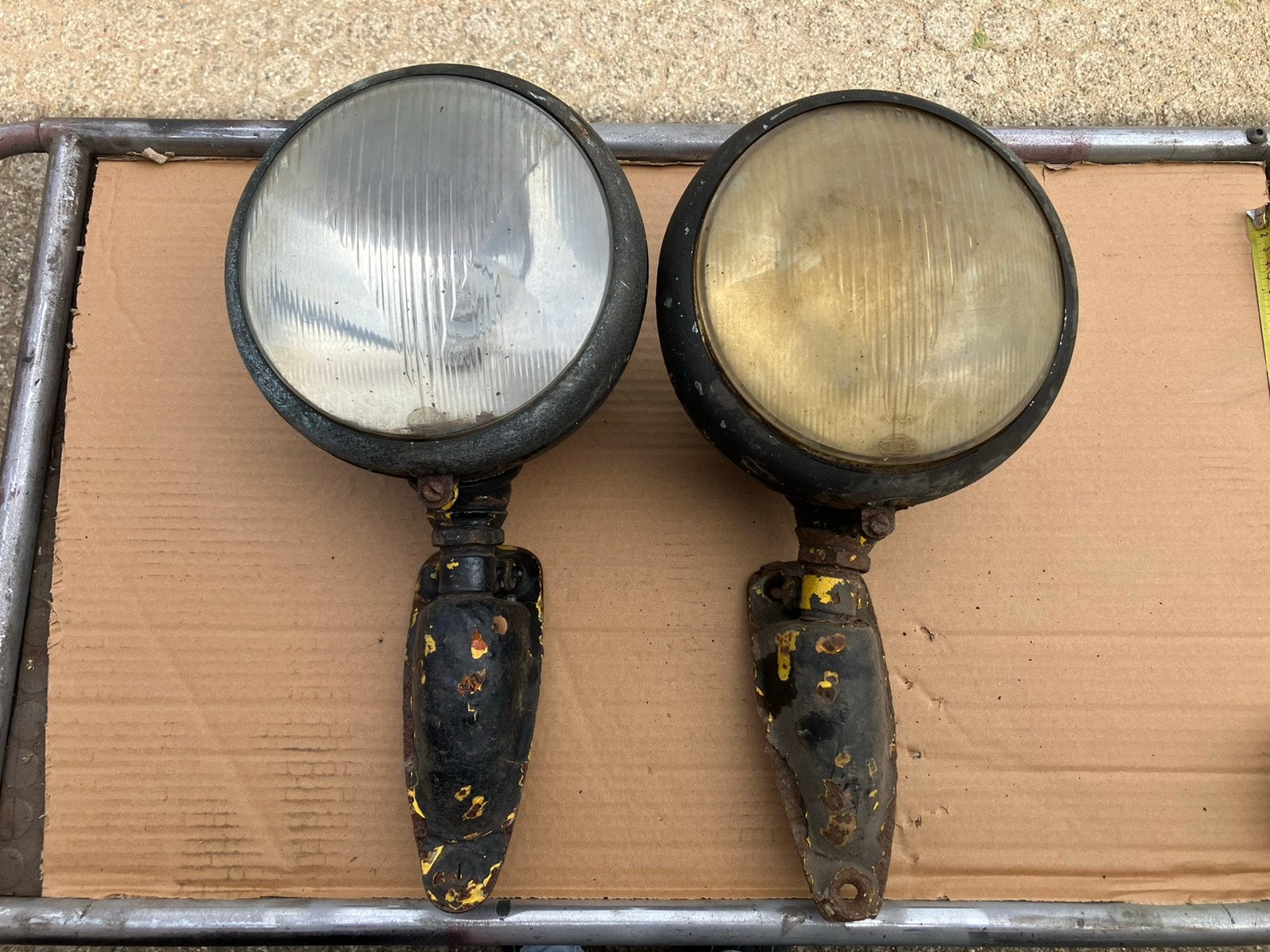 Set Hella koplamper oldtimer vrachtwagen tractor, Ophalen of Verzenden, Overige merken, Verlichting