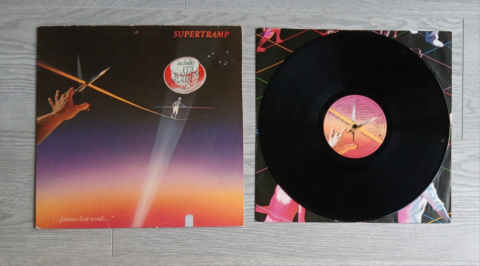 Supertramp Famous Last Words Vinyl LP, Ophalen of Verzenden, Gebruikt, 12 inch, Poprock