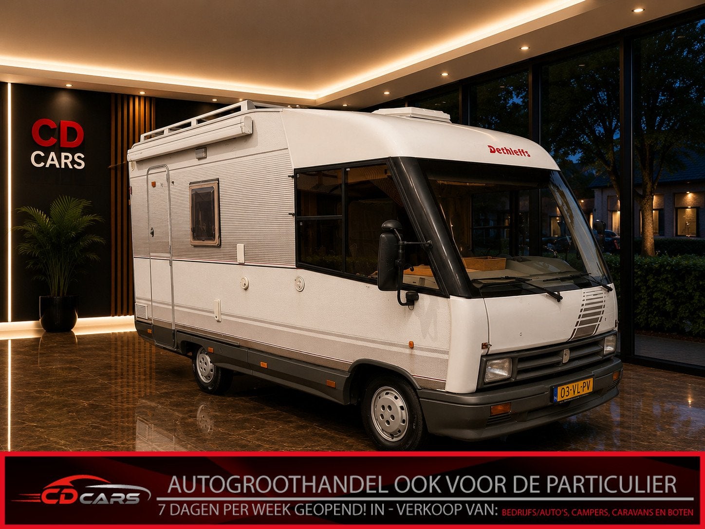Fiat 230 Dethleffs Frans bed, Koelkast, Keuken, Toilet, Radi, Info@cd-cars.nl, C.D. Cars, Schelluinsestraat 7
4203NJ  GORINCHEM, NL