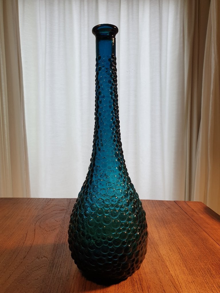 Vintage Rossini Empoli kobaltblauwe Hobnail Genie Bottle, Ophalen of Verzenden