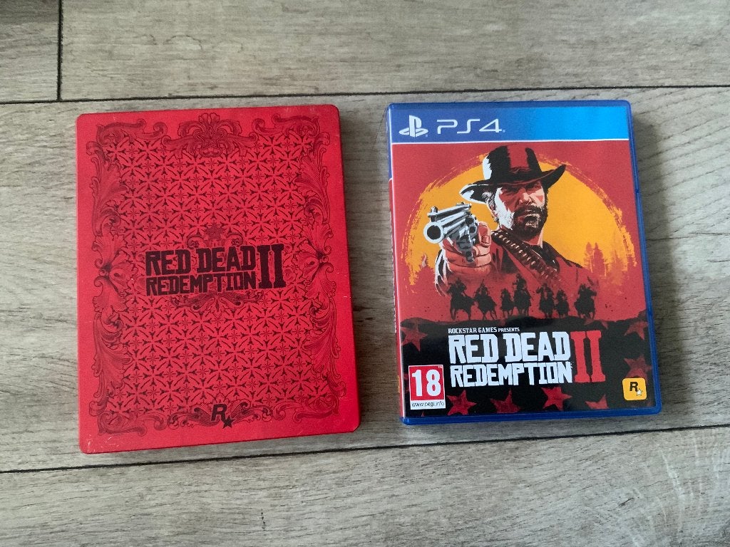 Playstation 4 Red Dead Redemption Spel + Steelbook PS4, Spelcomputers en Games, Avontuur en Actie, Vanaf 18 jaar, 1 speler, Ophalen of Verzenden