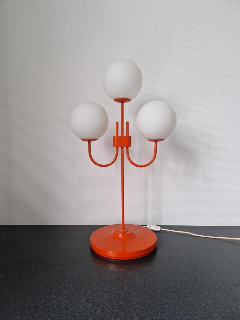 Vintage tafellamp space age mushroom bollen, Huis en Inrichting, Lampen | Tafellampen, Ophalen of Verzenden, Minder dan 50 cm