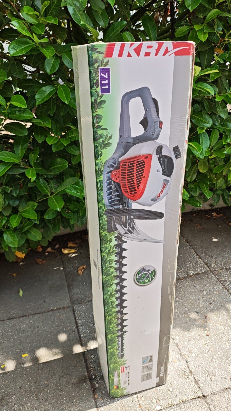 IKRA Benzine Heggenschaar 711 - Nieuw in doos, Ophalen, Nieuw, Benzine, IKRA