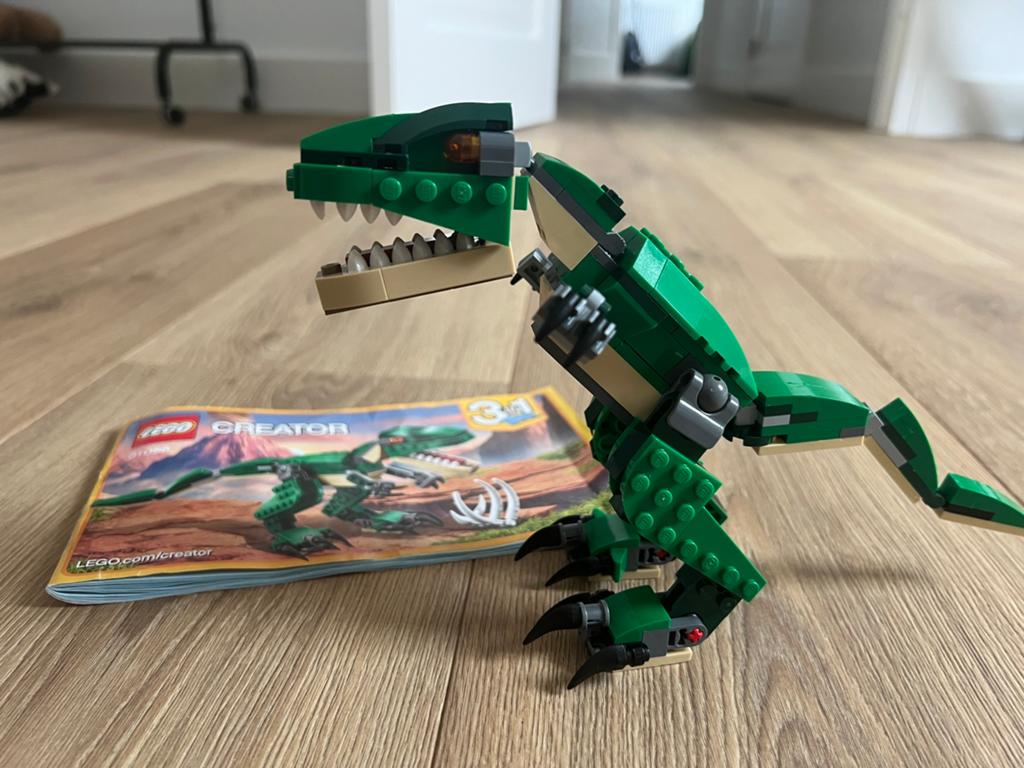 Lego Creator dinosaurus 3-in-1, Lego, Ophalen of Verzenden, Zo goed als nieuw, Creator