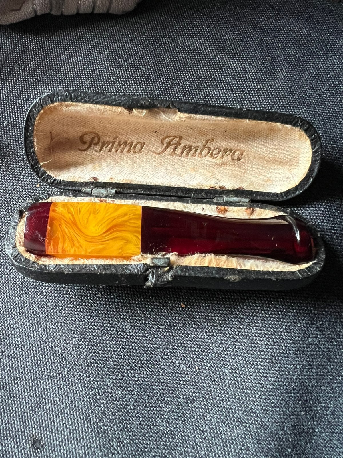 Antieke 'Prima Ambera' Sigarettenhouder Cherry Amber Katalin, Ophalen, Gebruikt