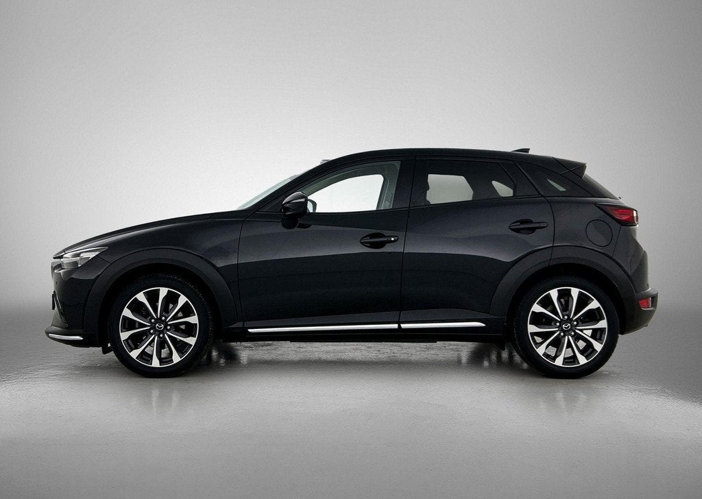 Mazda CX-3 2.0 SkyActiv-G 120 GT-M | TREKHAAK | LEER | CAMER, 4 cilinders, Leder en Stof, Zwart, Origineel Nederlands