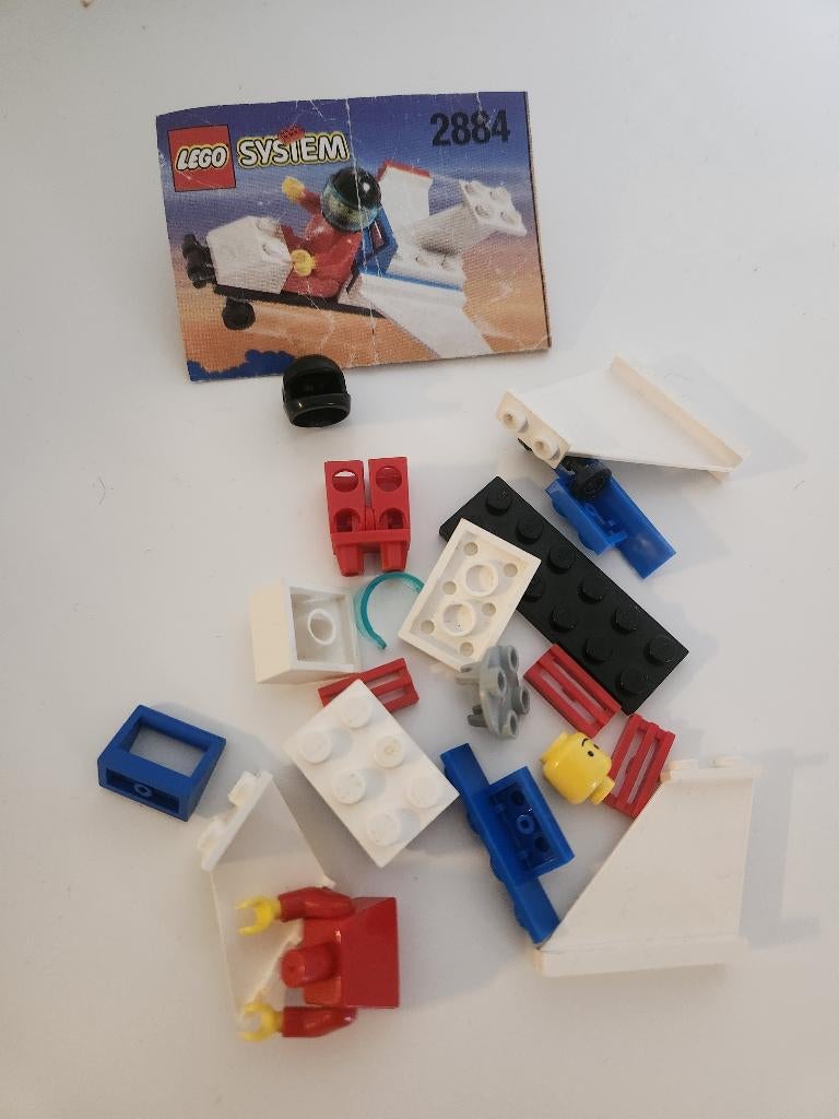 LEGO - Microlight 2884, Kinderen en Baby's, Speelgoed | Duplo en Lego, Ophalen of Verzenden, Gebruikt, Complete set, Lego