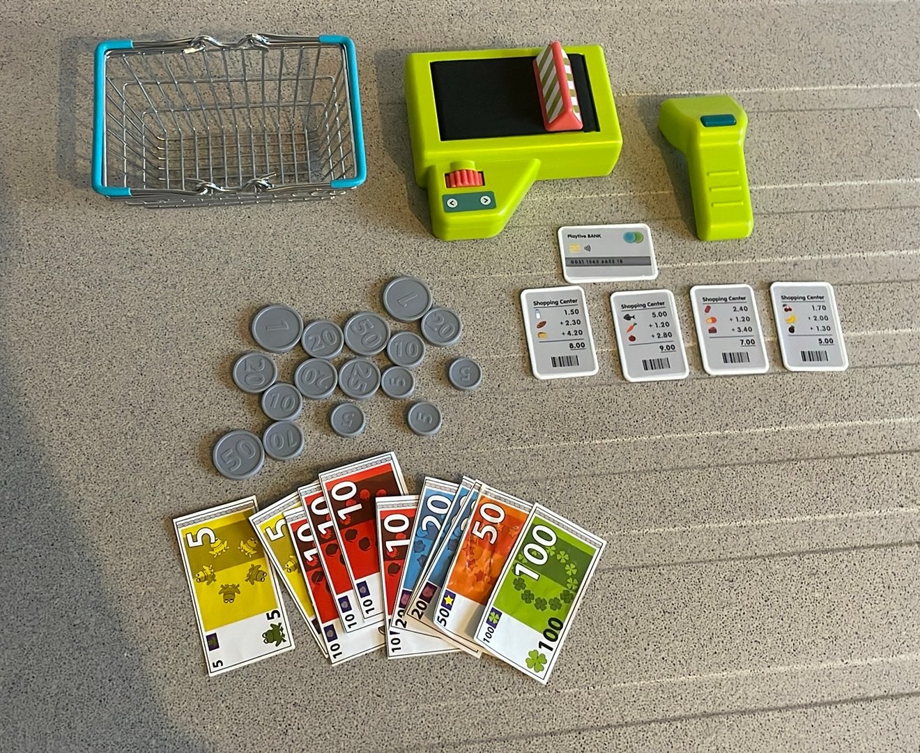 Superleuke set winkeltje scanner boodschappenmandje loopband, Albert Heijn, Ophalen of Verzenden