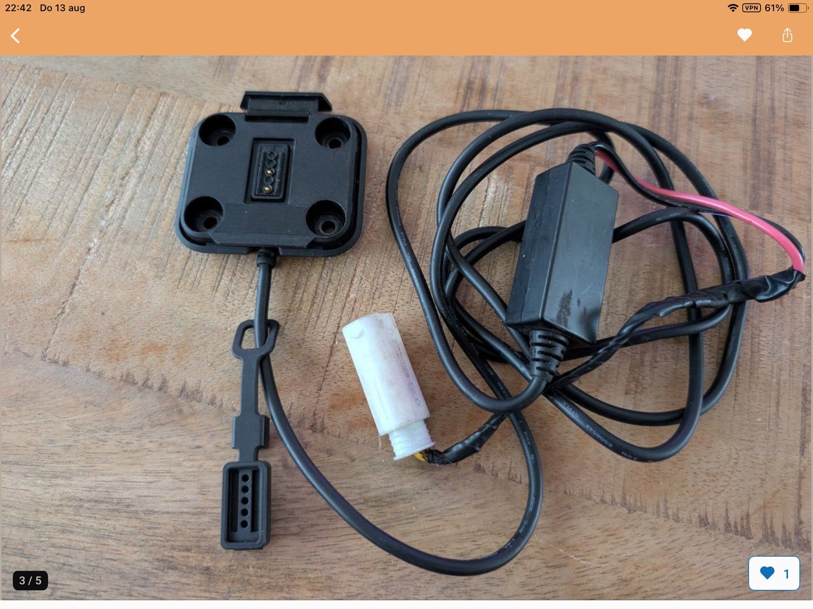 GEZOCHT:Voedingskabel+aansluitblok Garmin Zumo XT (geen XT2), Ophalen of Verzenden, Nieuw