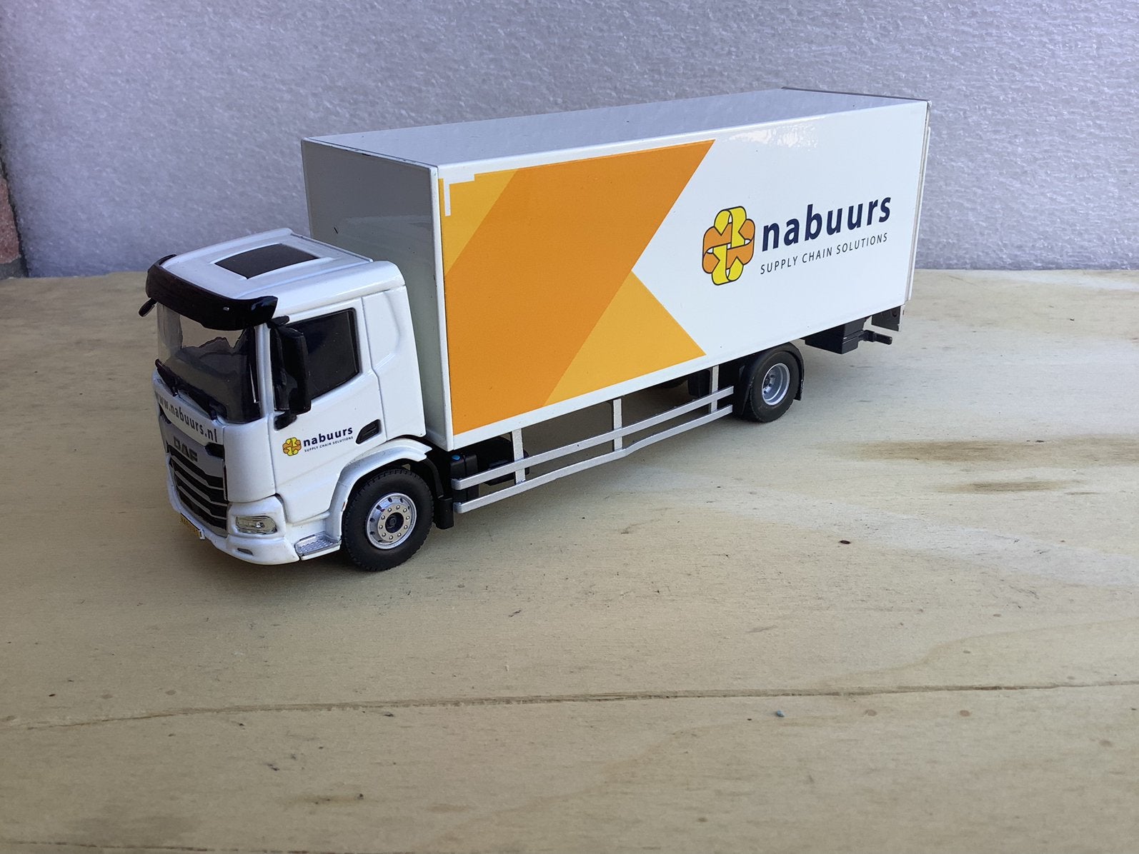 DAF Nabuurs, Hobby en Vrije tijd, Modelauto's | 1:50, Ophalen of Verzenden, Zo goed als nieuw, Bus of Vrachtwagen, Wsi