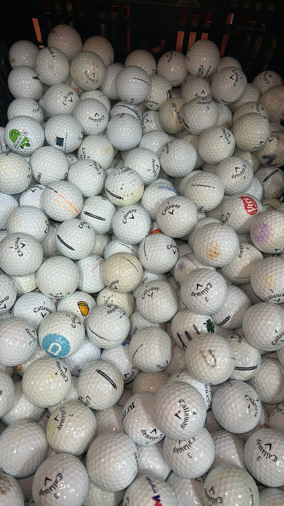 100 Stuks Callaway Supersoft Golfballen, Sport en Fitness, Golf, Ophalen of Verzenden, Zo goed als nieuw, Bal(len), Callaway
