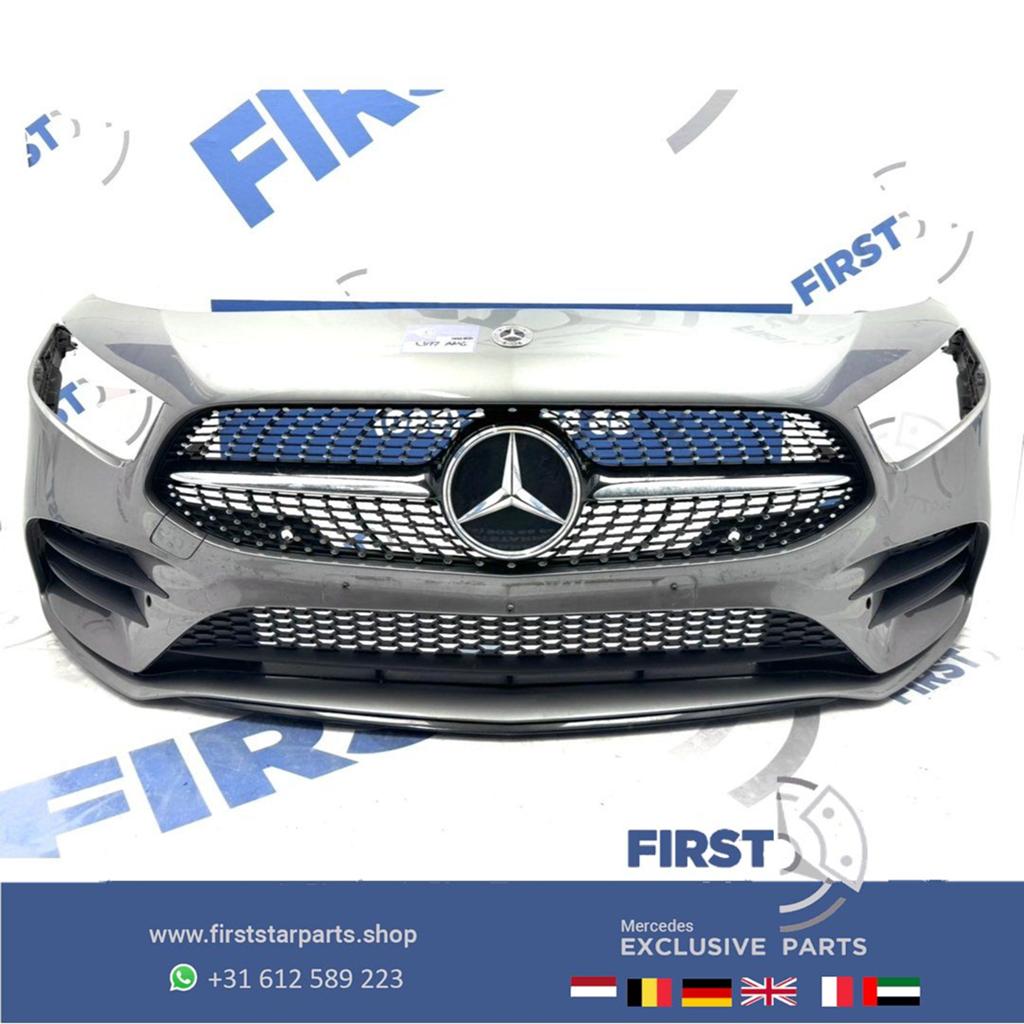 W177 AMG LINE VOORBUMPER A KLASSE 2022 35 ZWART WIT GRIJS CO, Gebruikt, -, Voor, Ophalen of Verzenden