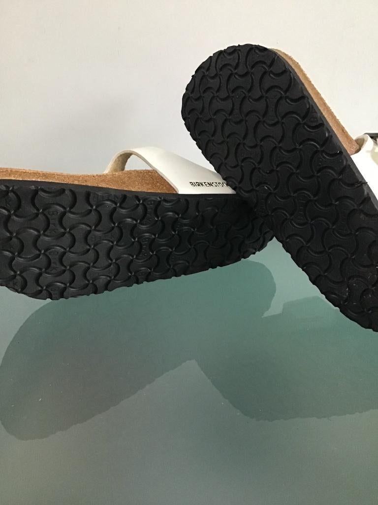 Birkenstock Gizeh 41 | wit slippers | Gratis verzenden, Slippers, Verzenden, Wit, Nieuw