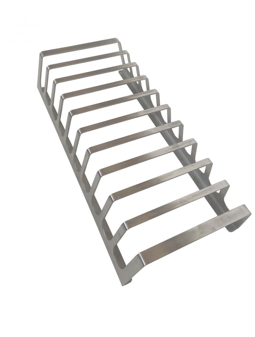 Roestvrijstalen BBQ Rib Rack - 42x20cm, Tuin en Terras, Barbecue-accessoires, Ophalen of Verzenden, Nieuw, Onbekend