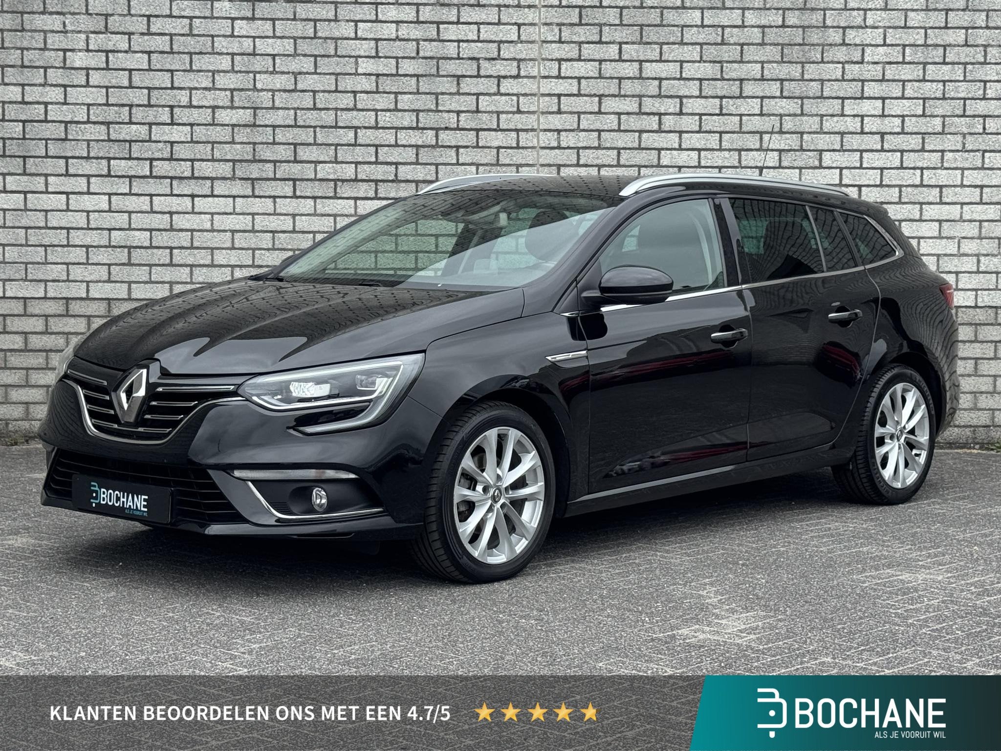 Renault Mégane Estate 1.3 TCe Intens | Trekhaak | Stoelverw, Auto's, Renault, Stof, Gebruikt, Zwart, 1330 cc