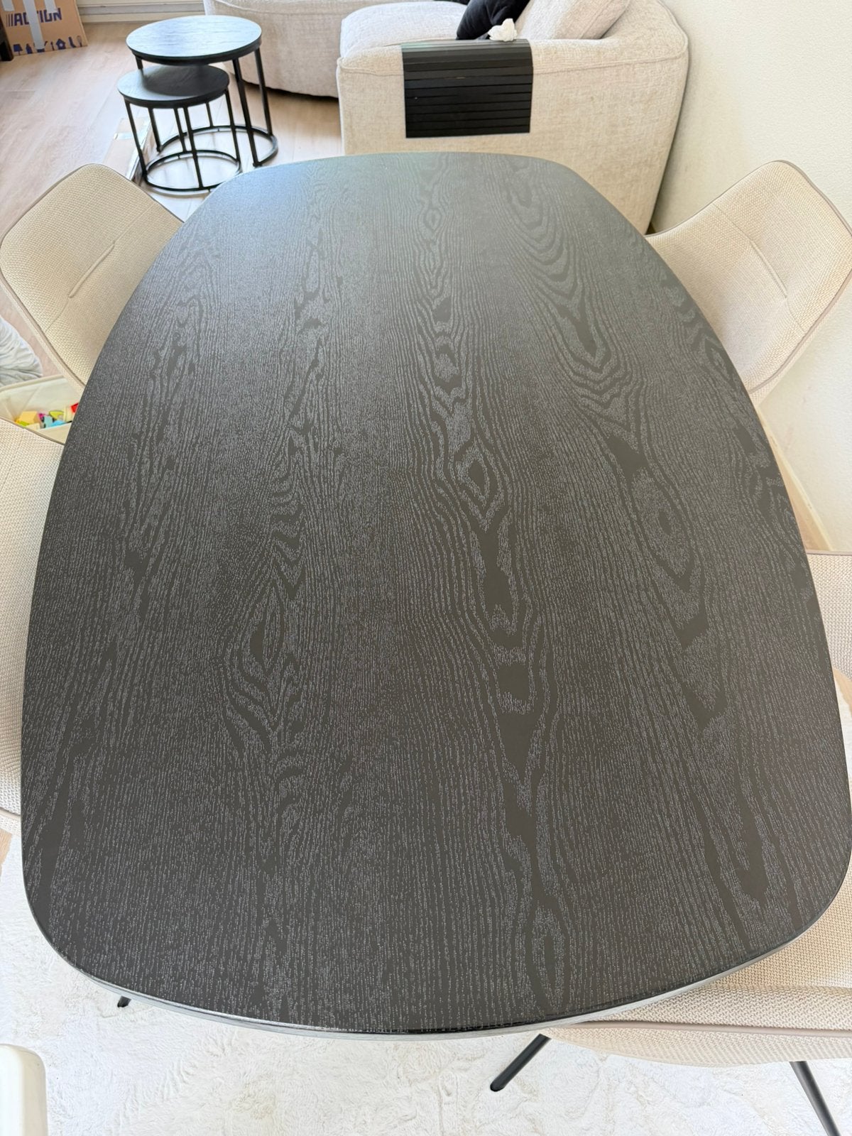 Deens ovale eettafel, Ophalen, 100 tot 150 cm, Eikenhout, Nieuw