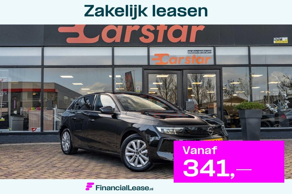 Opel ASTRA 1.2 Turbo Edition|Navi|Cruise|Camera|Car-Play, Voorwielaandrijving, Stof, Euro 6, Zwart