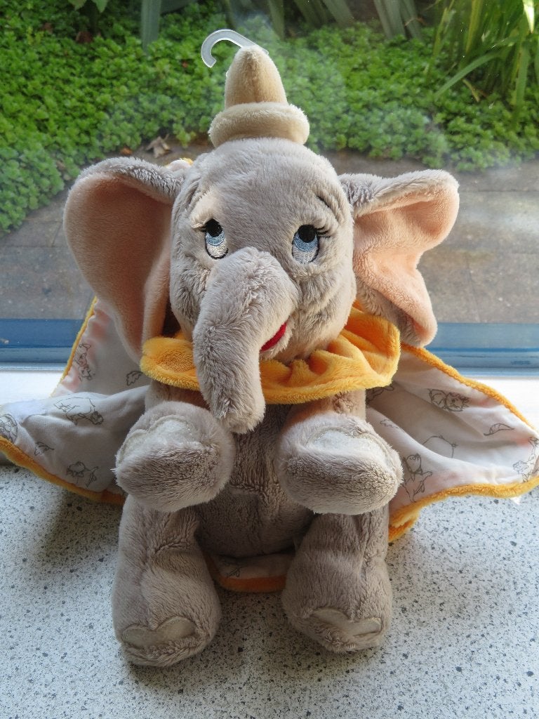 Disney Olifant Dombo + knuffeldekentje merk Nicotoy, Kinderen en Baby's, Disney, Grijs, Nieuw, Ophalen of Verzenden
