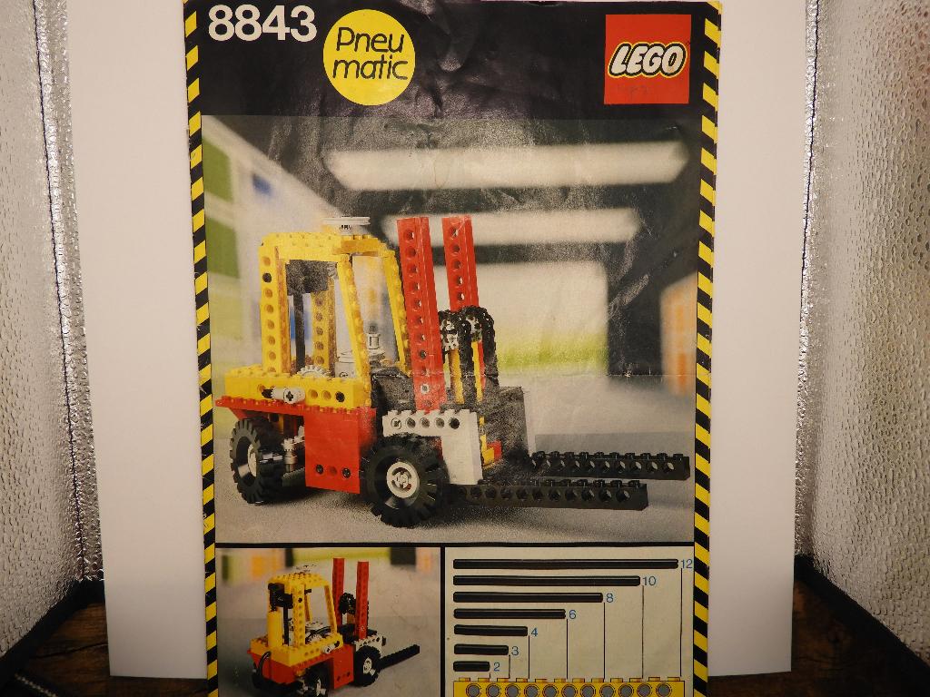 Lego 8843 Vintage Fork-Lift Truck, Gebruikt, Lego, Compleet, Ophalen of Verzenden