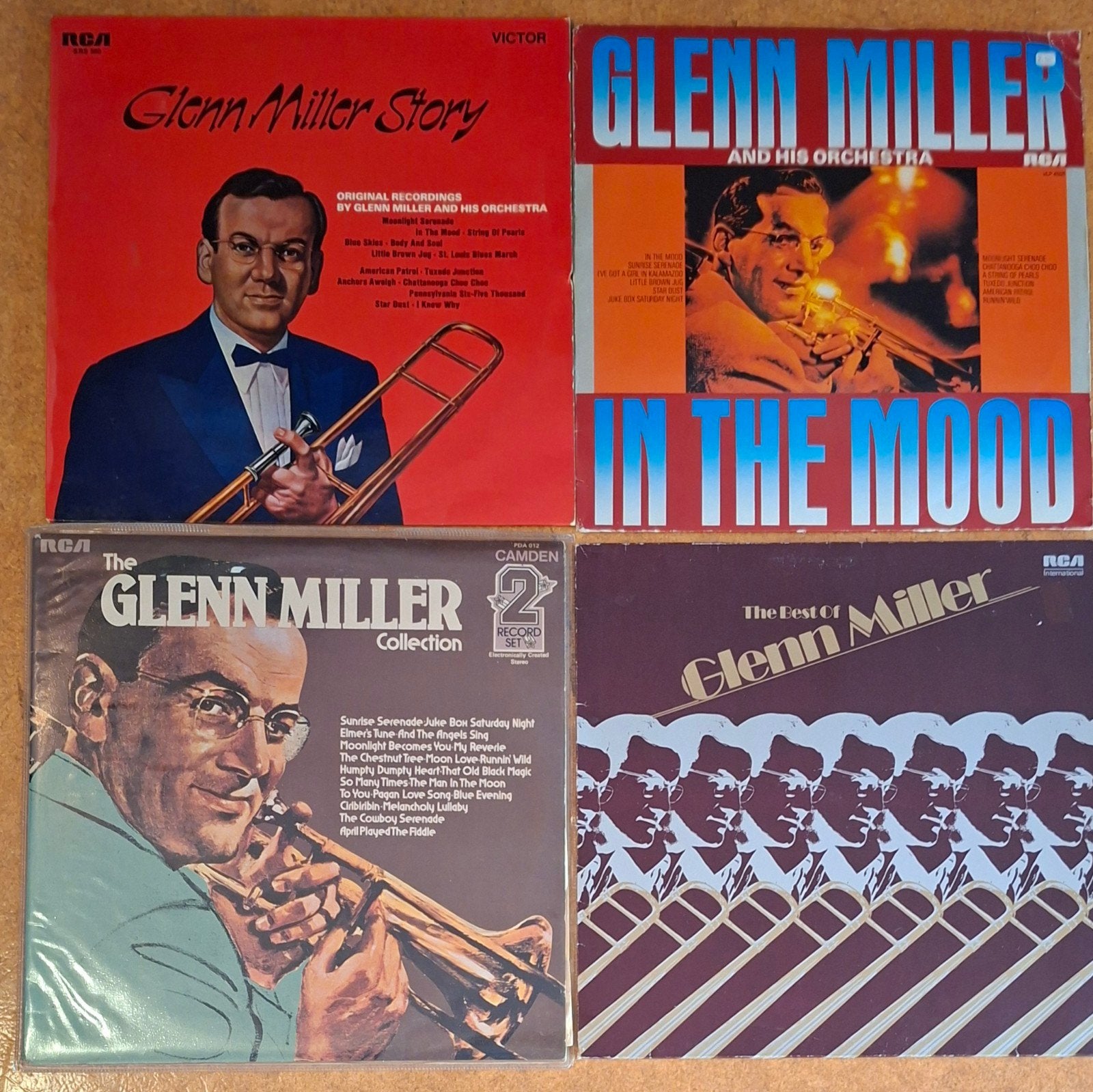 Glenn Miller Vinyl Collectie - 4 LP's, LP, Gebruikt, Ophalen of Verzenden, 12 inch
